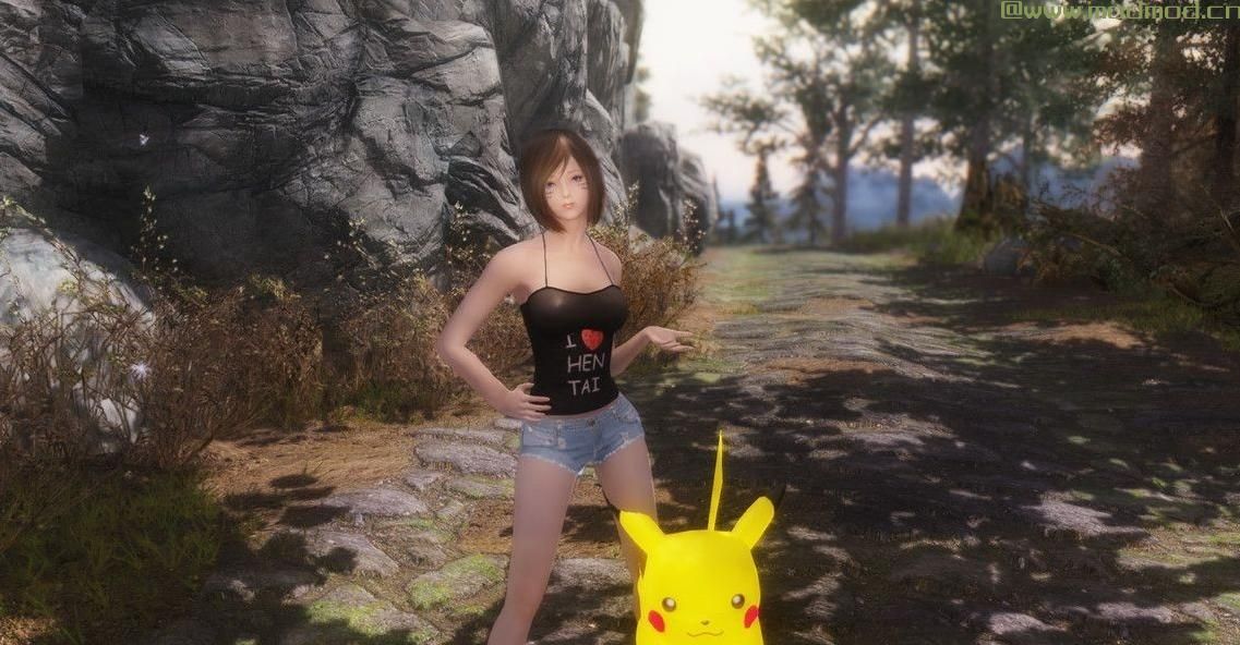 上古卷轴5：天际MOD 皮卡丘MOD-这么可爱还不快把它抱回家？【搬运+修改】2016.02.18瘦身成功