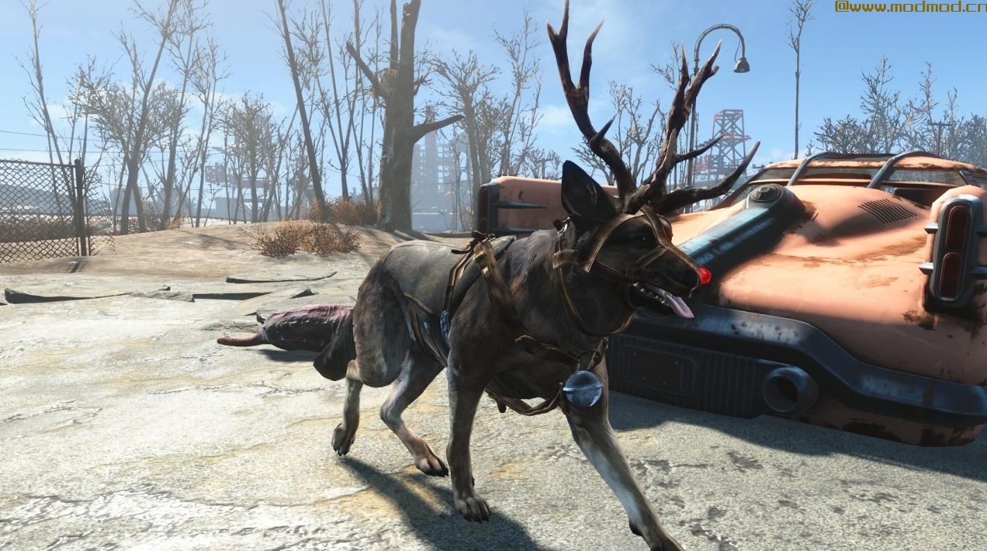 辐射4MOD 狗肉驯鹿服装
