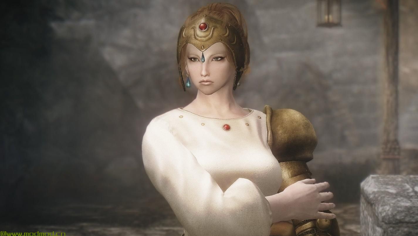 上古卷轴5：天际MOD 风之谷：白色女巫套装 -Torumekian White Witch Outfi