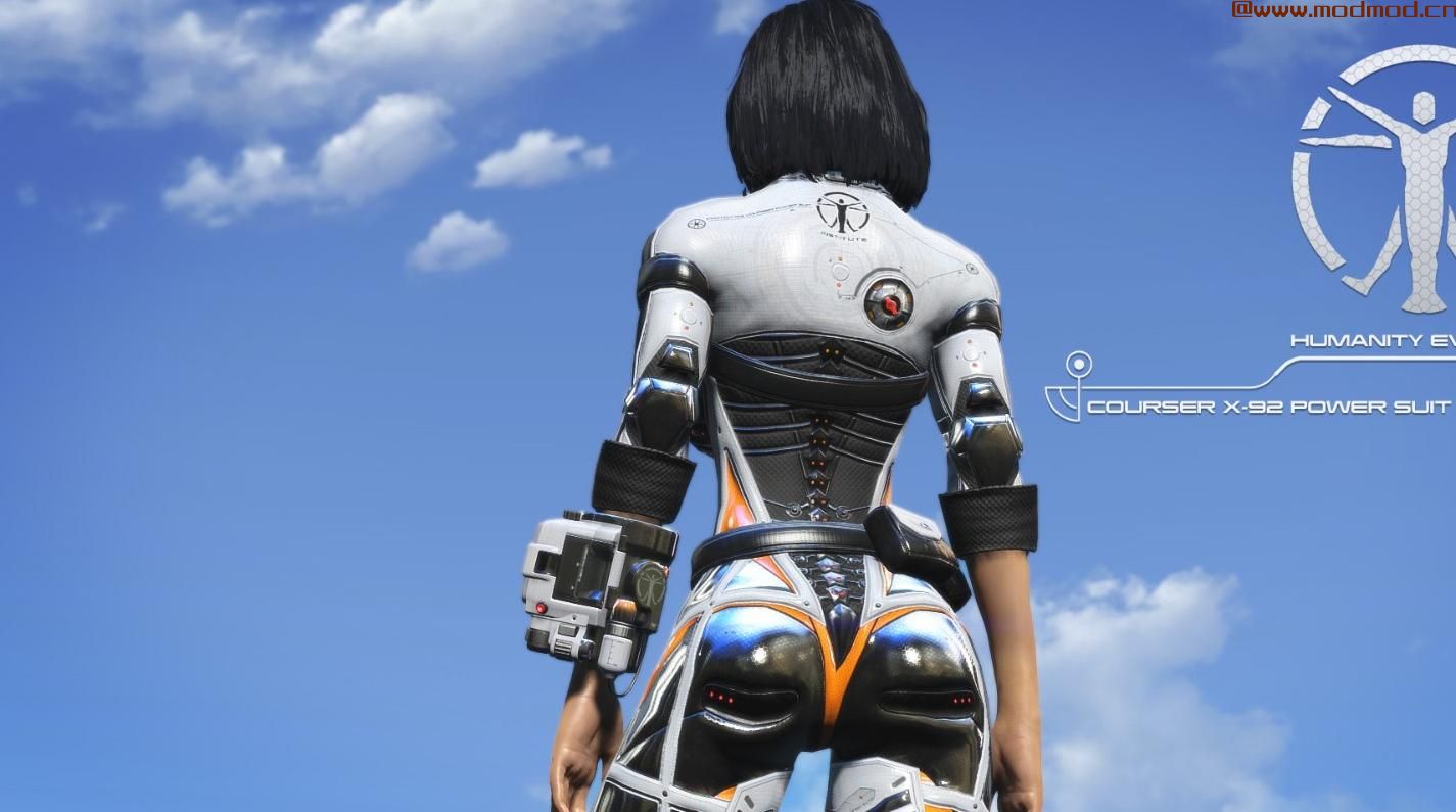 辐射4MOD Courser X-92 Power Suit CBBE and PipBoy (Pip-Boy)