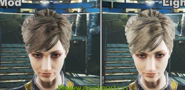 辐射4MOD 荒地沙龙 - 头发纹理改善Mod