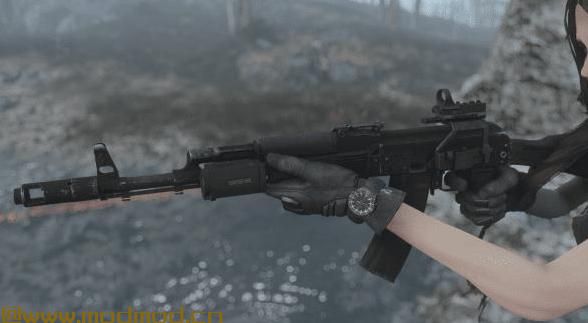 辐射4MOD AK74M  - 突击步枪