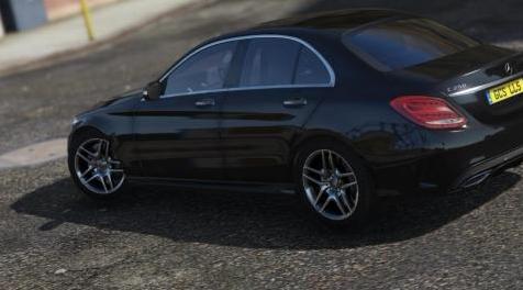 侠盗猎车手5「GTA5」Mod: 2014款梅赛德斯 - 奔驰C250 AMG-Line [替换]