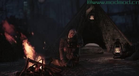 露营地 - 简单荒地露营(和高清睡袋)