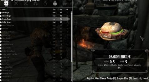 上古卷轴5：重置版MOD BurgersOfSkyrim