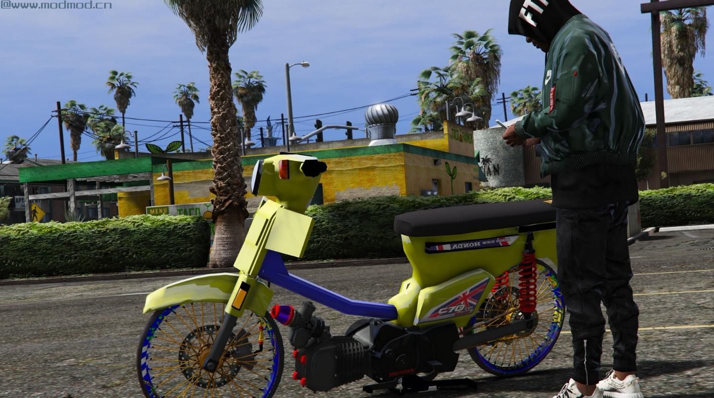 侠盗猎车手5「GTA5」Mod: 本田C70  - 修改