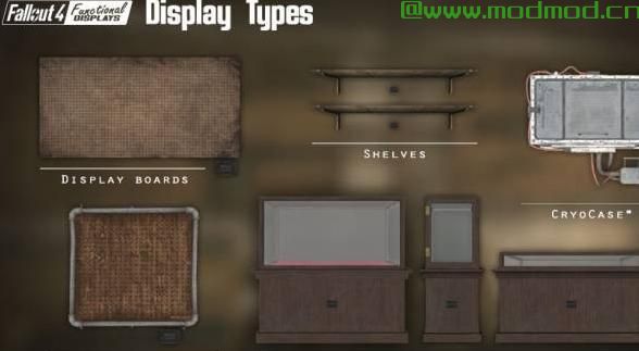 辐射4MOD 功能显示 - 展示您的收藏（原始显示DLC）