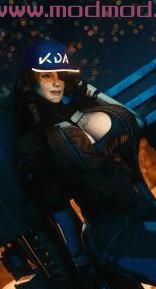 Kda Akali Cap - 发光和Colorswaps