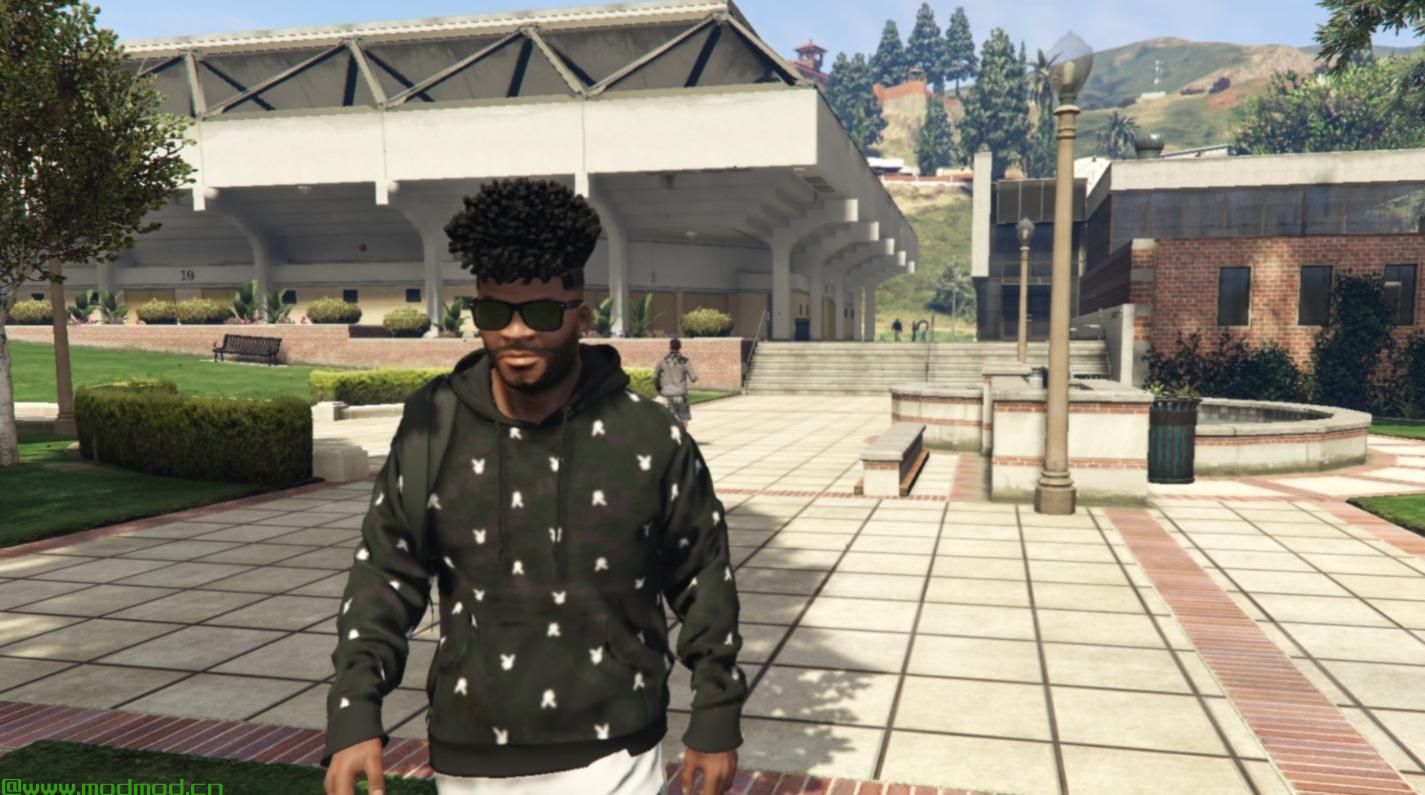 侠盗猎车手5「GTA5」Mod: 至尊x花花公子连帽衫