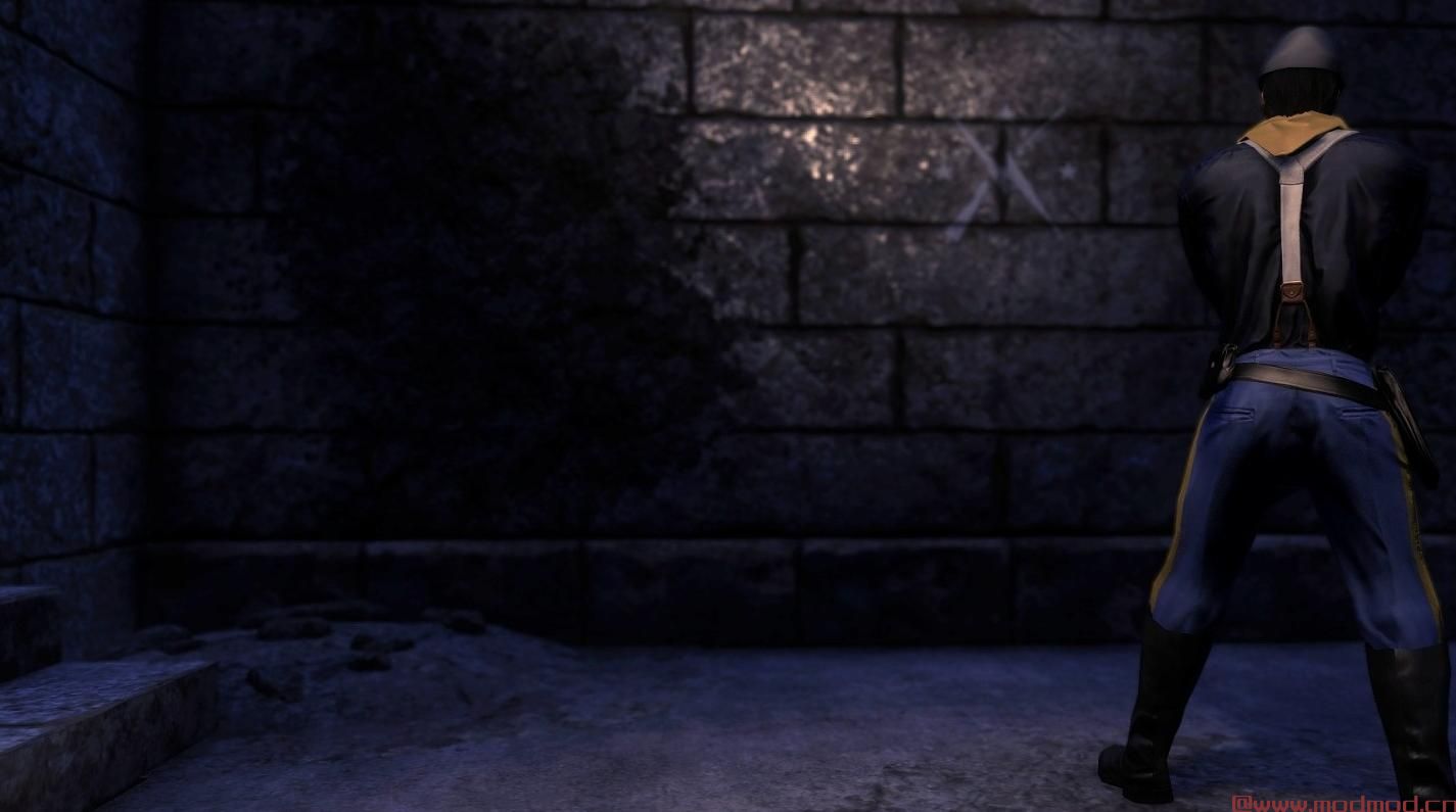 蓝色和灰色W.I.P. (SHB CBBE BodySlide)