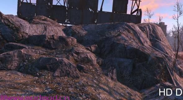 辐射4MOD 生动的辐射 - 岩石 - 高清纹理 - 原始尺寸 - 较低的分辨率