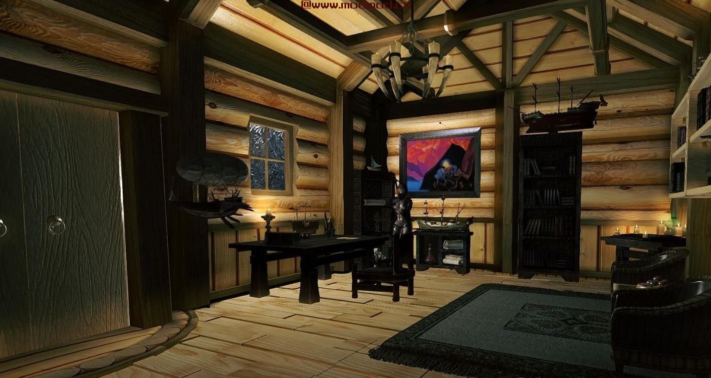 上古卷轴5：天际MOD 汉化  俄网房产类MOD&mdash;&mdash;湖边小屋（Дом у озера）
