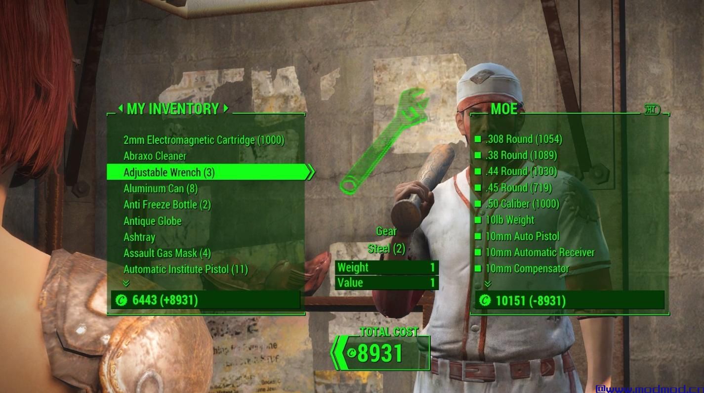 辐射4MOD 更多瓶盖交易