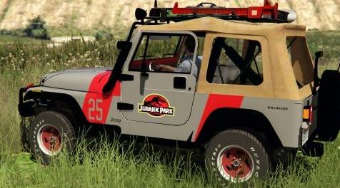 侠盗猎车手5「GTA5」Mod: 侏罗纪公园Livery为Hilux5577的牧马人