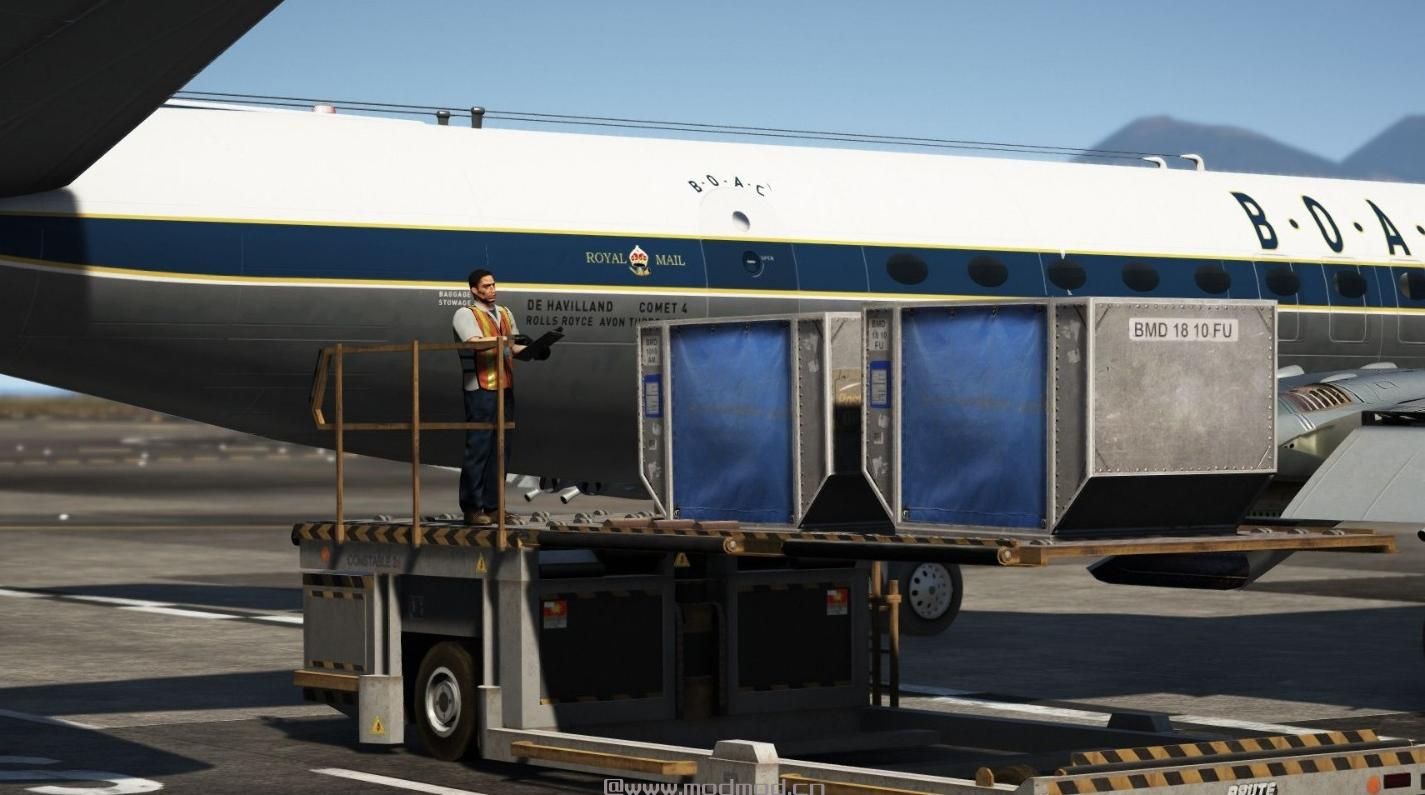 侠盗猎车手5「GTA5」Mod: 机场服务车辆