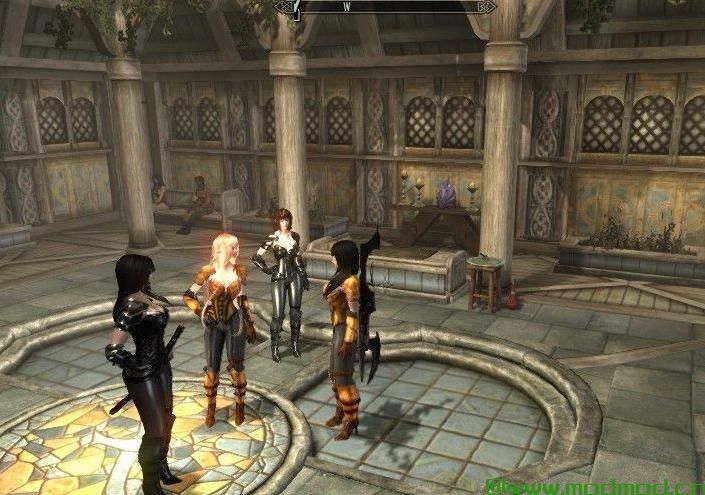 上古卷轴5：天际MOD Demon Hunter Armor V2 整合版，双身形、双色