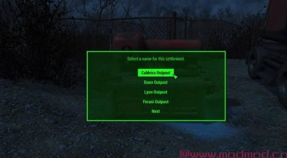 辐射4MOD 征服 - 建立新的定居点和露营