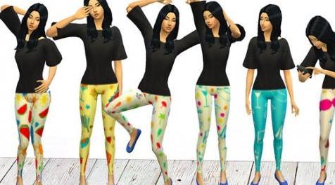 模拟人生4MOD Summer Leggings 裤子