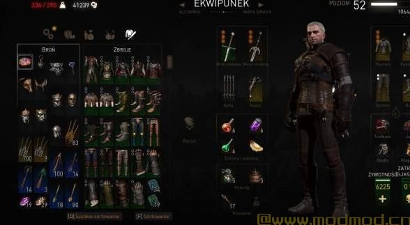 巫师3：狂猎MOD Witcher 3 - SAVE 52 LvL适用于新游戏加（52级通关存档）