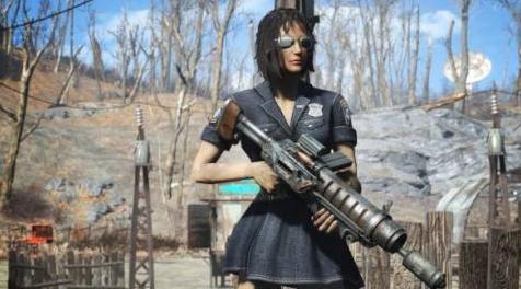 辐射4MOD Commonwealth Mini Dresses Vanilla-CBBE-JB