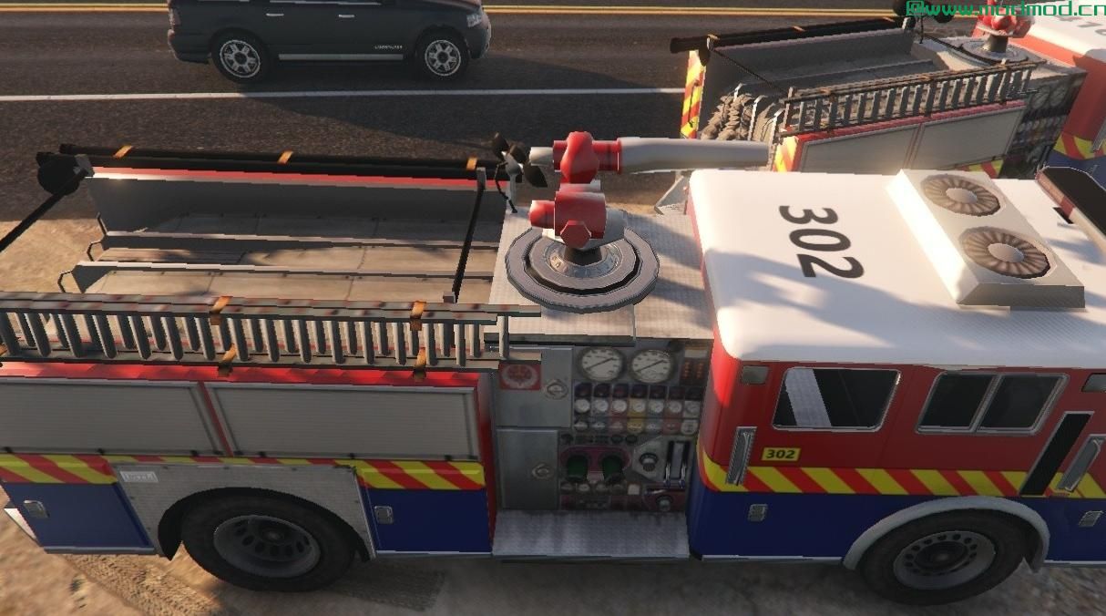 侠盗猎车手5「GTA5」Mod: LS Firetruck的新西兰救火车制服