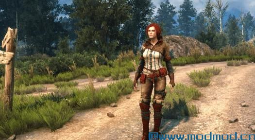 巫师3：狂猎MOD Triss from the Witcher 2(巫师2的特丽丝造型）