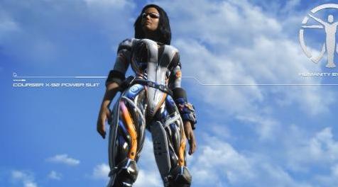 辐射4MOD Courser X-92 Power Suit CBBE and PipBoy (Pip-Boy)
