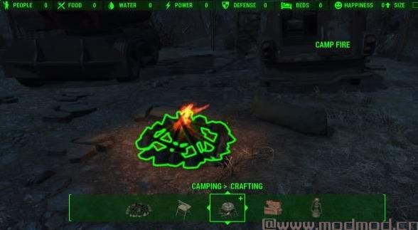 辐射4MOD 征服 - 建立新的定居点和露营