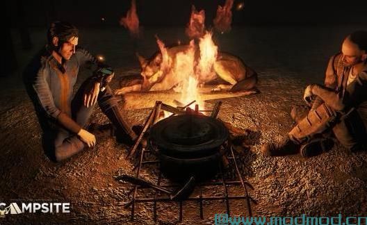 露营地 - 简单荒地露营(和高清睡袋)