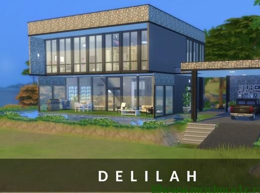 模拟人生4MOD Delilah (base game - NO CC) 别墅