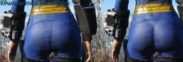 辐射4MOD Vault Booty  - 增强的女性保险柜套装