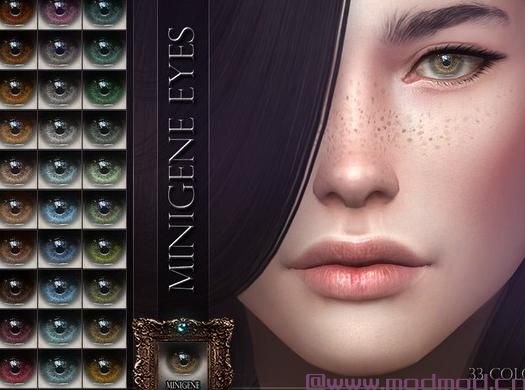 模拟人生4MOD Minigene Eyes (Default) 眼球