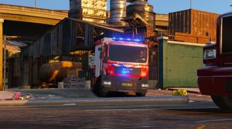 侠盗猎车手5「GTA5」Mod: MAN TGL紧急车辆消防队NHN