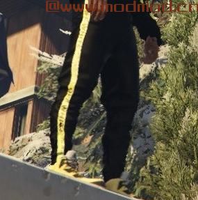 侠盗猎车手5「GTA5」Mod: 灰白色黑色裤子