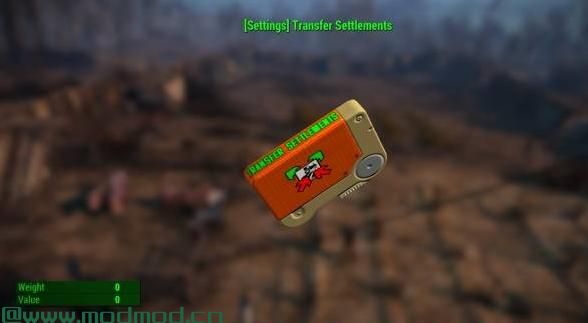 辐射4MOD 转让安置 - 可分享的结算蓝图