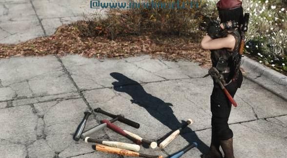 只是可见的手持武器