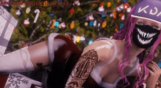 Kda Akali Cap - 发光和Colorswaps