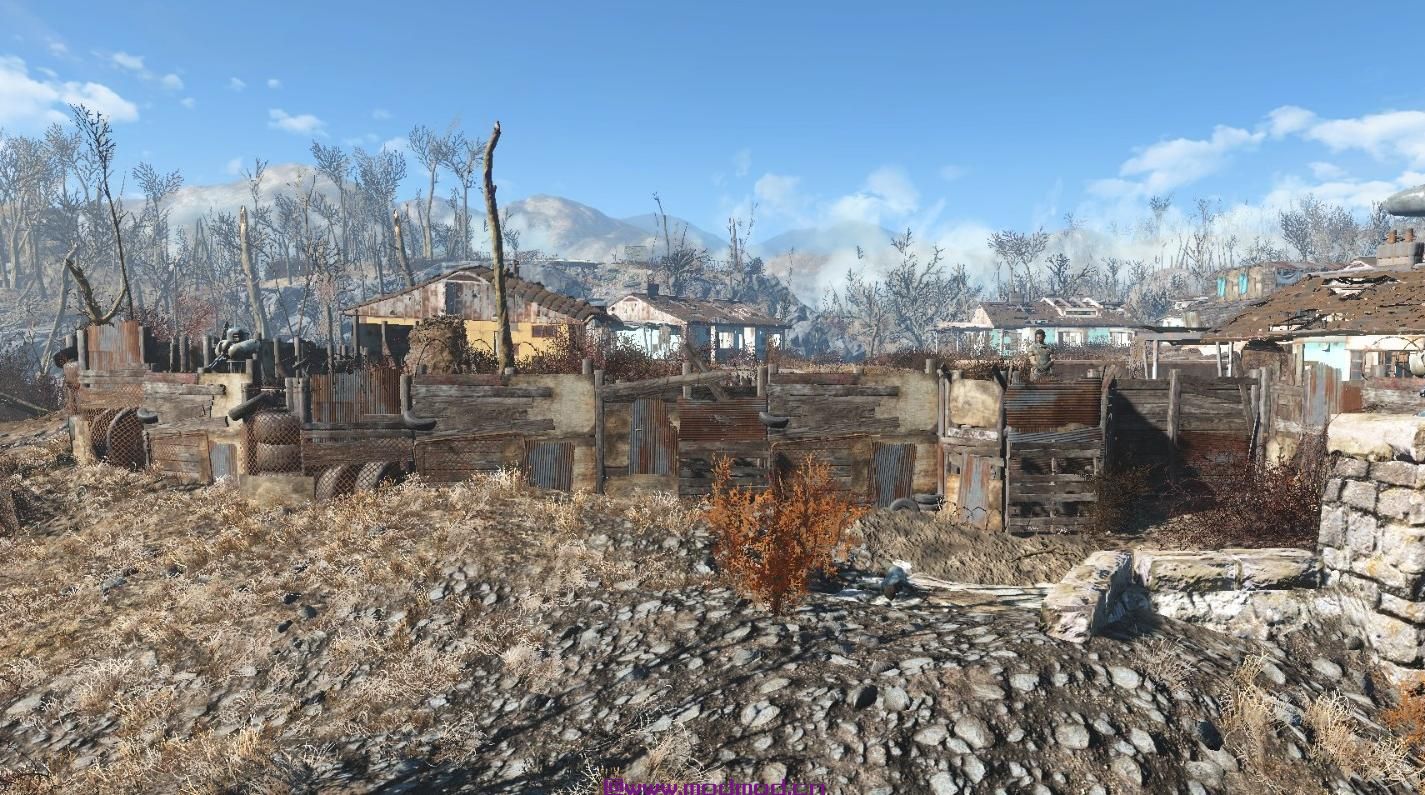 易碎的垃圾围栏