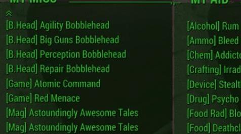 辐射4MOD 更好的项目排序