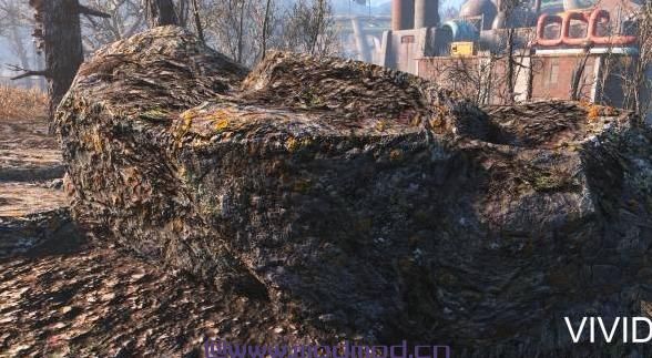 辐射4MOD 生动的辐射 - 岩石 - 高清纹理 - 原始尺寸 - 较低的分辨率