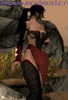 上古卷轴5：天际MOD Bloodleather Armor&mdash;&mdash;CBBE-HDT&mdash;&mdash;BodySlide化