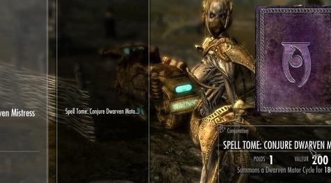 上古卷轴5：重置版MOD 矮人摩托车SE
