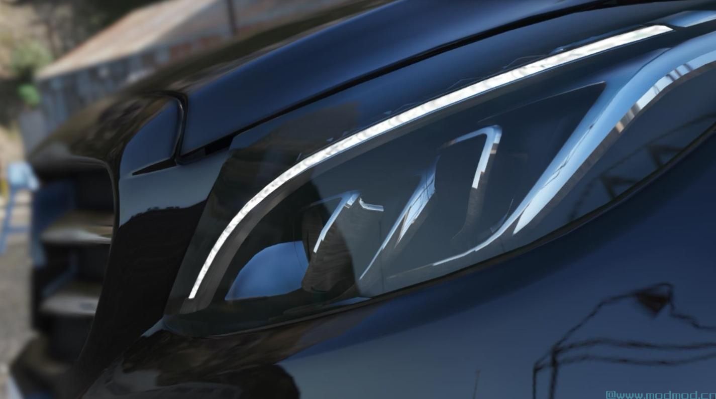 侠盗猎车手5「GTA5」Mod: 2014款梅赛德斯 - 奔驰C250 AMG-Line [替换]