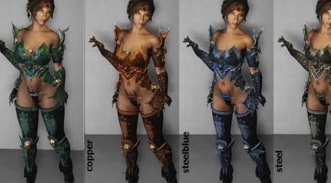 上古卷轴5：重置版MOD 吸血鬼黑暗骑士CBBE Bodyslide