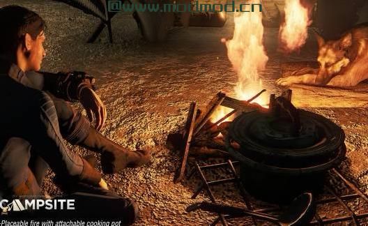 露营地 - 简单荒地露营(和高清睡袋)