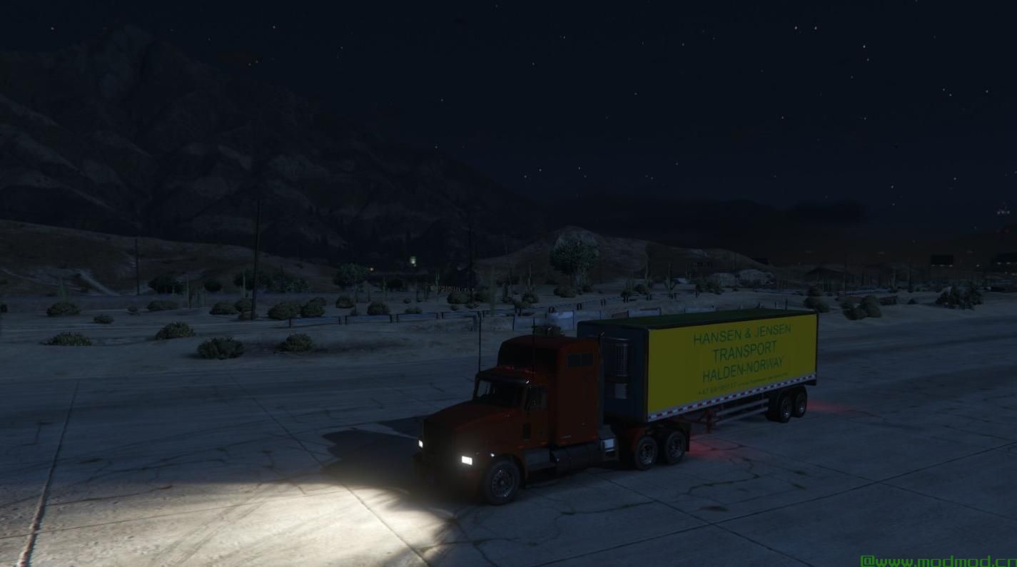 侠盗猎车手5「GTA5」Mod: 挪威半挂车皮（eastfold）