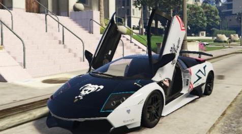 侠盗猎车手5「GTA5」Mod: 兰博基尼Murcielago LP670-4 Superveloce’HARLEY QUINN’MK2