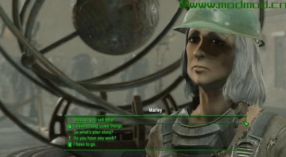 辐射4MOD 扩展的对话界面