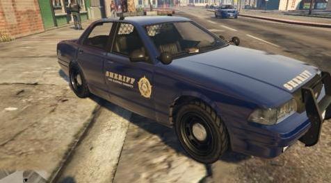 侠盗猎车手5「GTA5」Mod: NCNFR的Sherrif暗蓝纹理包为LSPDFR [非ELS]