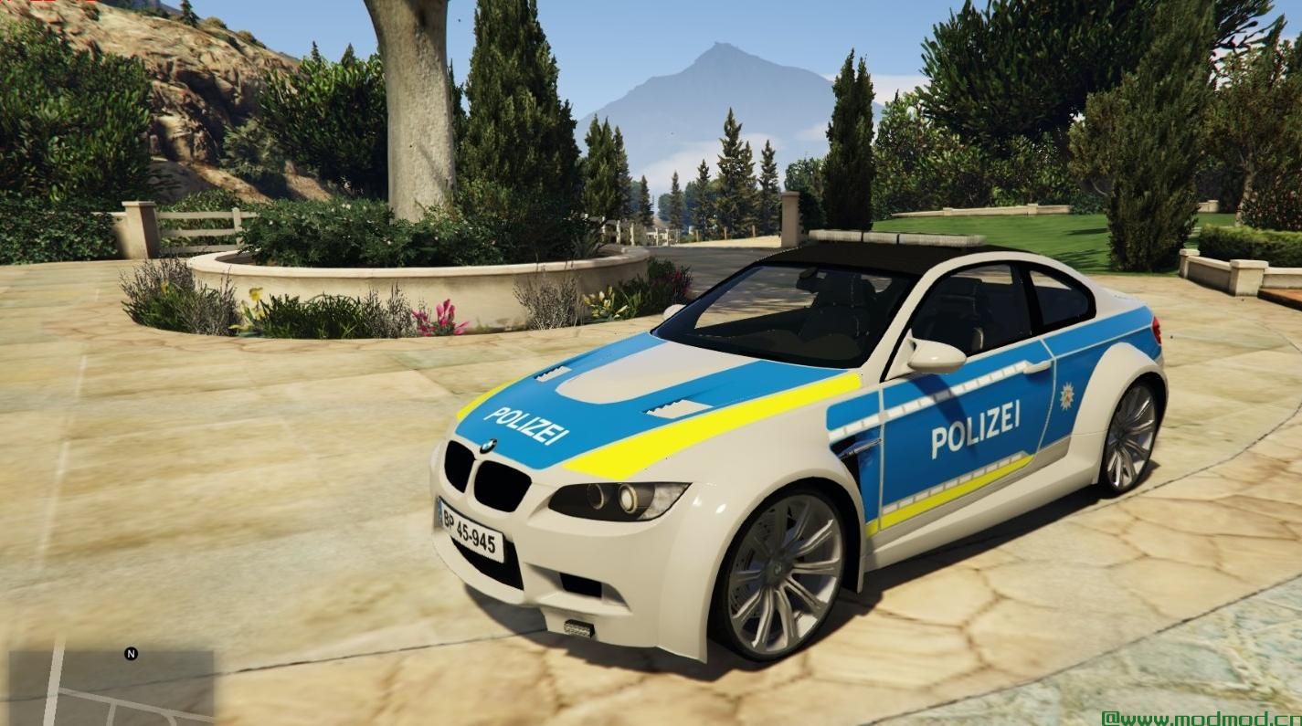 侠盗猎车手5「GTA5」Mod: BMW M3（E92）德国polizei